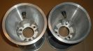 (QTY 2) Burris 5" x 7" U.S. SAE Mount Aluminum Kart Wheels BMC7705RA