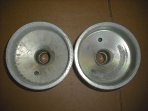 NEW (Qty 2) 6" x 125mm Forged Magnesium Kart Wheel D17 Spindle Mount {#2}