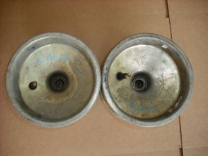 (Qty 2) 6" x 125mm Forged Magnesium Kart Wheel D17 Spindle Mount {#4}