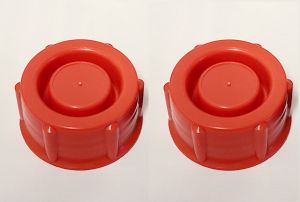 QTY 2 NEW 5L Kart Fuel Tank Cap RED Righetti Ridolfi K030