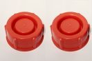 QTY 2 NEW 5L Kart Fuel Tank Cap RED Righetti Ridolfi K030