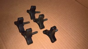 (QTY 5) KG Kart Fuel Tank Mounting Knob Assembly BLACK RC.108 NEW {#2}