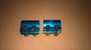 28mm Kart Chassis Torsion Bar Clamp Set BLUE