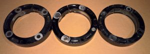 (QTY 3) CRG Kart 40mm / 50mm Aluminum Axle Bearing Cassette Mount Holder Housing