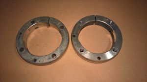 (Qty 2) CRG Kart 50mm Magnesium Axle Bearing Cassette Mount Holder Housing