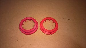 (Qty 2) Righetti Ridolfi 40mm Kart Wheel Hub Center Ring Register K703-ANP