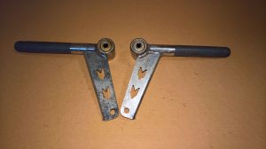NEW OLD STOCK Arrow AX Kart Steering Stub Axle Spindle Set M8 D17 LH / RH PAIR