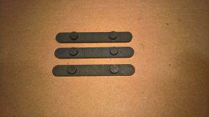 NEW (Qty 3) Kart 2-Peg Axle Key 8mm x 60mm x 3.5mm x 30mm Righetti K485B