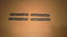 NEW (Qty 4) Kart 2-Peg Axle Key 8mm x 60mm x 3.5mm x 30mm