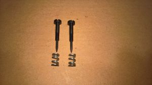 NEW (QTY 2) Tillotson Kart Carburetor Idle Low Speed Mixture Screw Adjuster + Spring 43-388 24B-449
