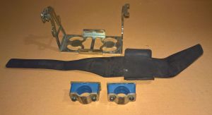 Rotax Max FR125 EVO REV01 Kart Battery Box Mount Holder + Clamps
