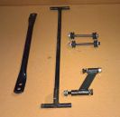 Genuine IAME X30 X-30 Parilla Leopard TaG Kart Radiator Mount Bracket Kit 370mm {#2}