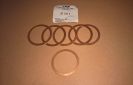 NEW (Qty 6) LAD Specialties Yamaha KT100 KT-100 Kart Copper Head Gasket Shim 53.0mm x 63.5mm x 1.0mm