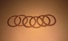 NEW (Qty 6) Misc. LAD Specialties Yamaha KT100 KT-100 Kart Copper Head Gasket Shim 53.0mm x 63.5mm {#3}