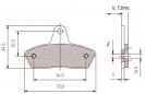 NEW (Qty 4) Haase Corsa Parolin SKM Shifter Kart Front Brake Pads Galfer 5183