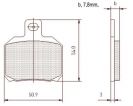 NEW (Qty 2) Brembo New-Type Kart Brake Pads Galfer 5259.S