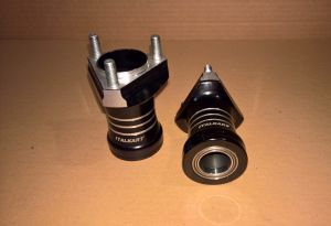 New Take-Off (QTY 2) Ital Kart D25 25mm x 84mm Aluminum Spindle Mount Front Wheel Hub