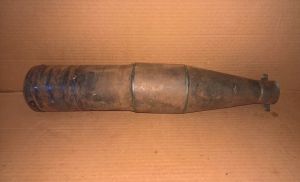 RLV DD87 DD-87 VINTAGE Kart Exhaust Pipe Expansion Chamber Yamaha KT100 KT-100