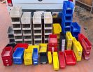172 PIECES Small Parts Storage Bins Akro Mils Akro-Mils Zag Quantum Gould Global ULine