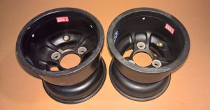 (QTY 2) DWT Douglas Wheel 5" x 130mm LV Low Volume Magnesium Beadlock Kart Wheel