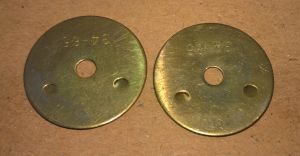 (QTY 2) NEW OPEN BOX Walbro Kart Carburetor Throttle Valve Butterfly 34-65 {#2}