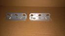 NEW (QTY 2) Kart Aluminum Heel Stop Foot Rest