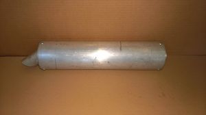 NEW Elto ICC KZ Shifter Kart Exhaust Muffler Silencer Aluminum 395mm x 100mm x 27.5mm