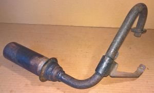 Briggs & Stratton World Formula Kart Exhaust Header Manifold Pipe + RLV B91 Silencer 557164