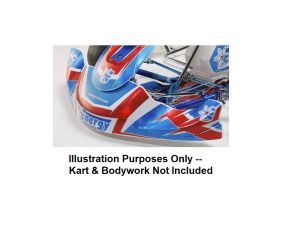 NEW Energy Kinetic Kart KG 507 Front Spoiler Bumper Sticker Graphics Decal Kit