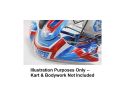 NEW Energy Kinetic Kart KG 507 Front Spoiler Bumper Sticker Graphics Decal Kit